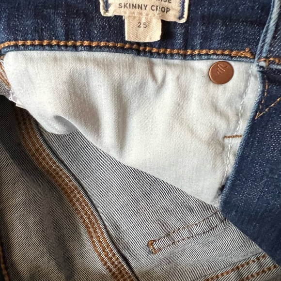MADEWELL HIGH RISE CROPPED DENIM PANTS - Picture 3 of 4